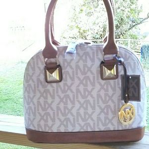 SOLD NWT NX Signature Ivory Bag / Purse